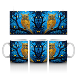 15 oz Mug - Owl 034