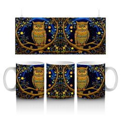 15 oz Mug - Owl 035