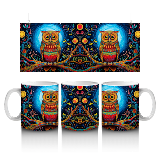 11 oz Mug - Owl 037