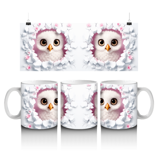11 oz Mug - Owl 041 11 oz Mug - Owl 041