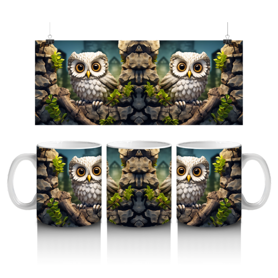 11 oz Mug - Owl 046