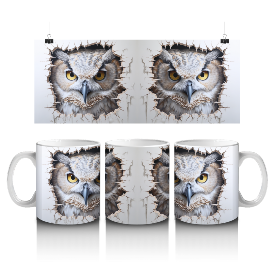 11 oz Mug - Owl 050