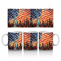 15 oz Mug - Patriotic 085