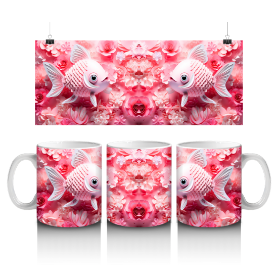 11 oz Mug - Pink 027