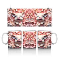 15 oz Mug - Pink 030