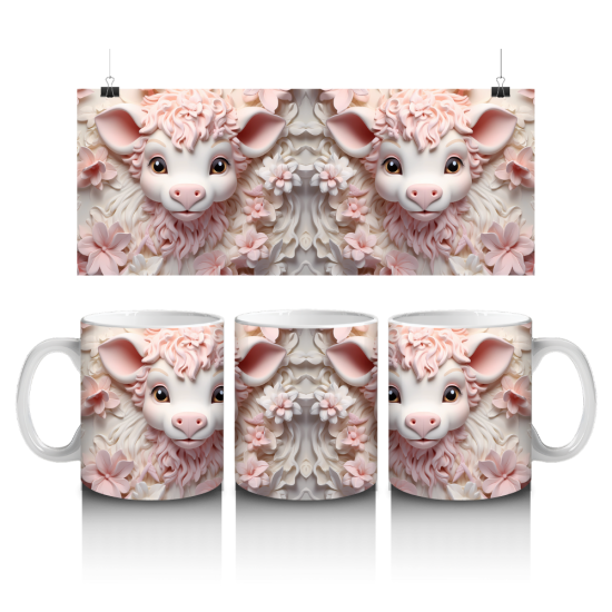 11 oz Mug - Pink 033