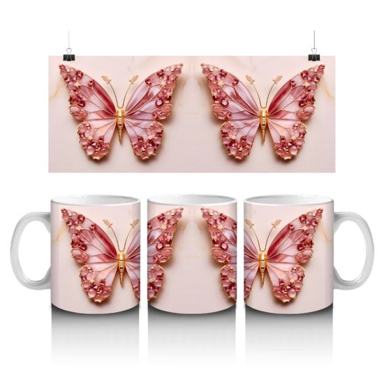 11 oz Mug - Pink 034