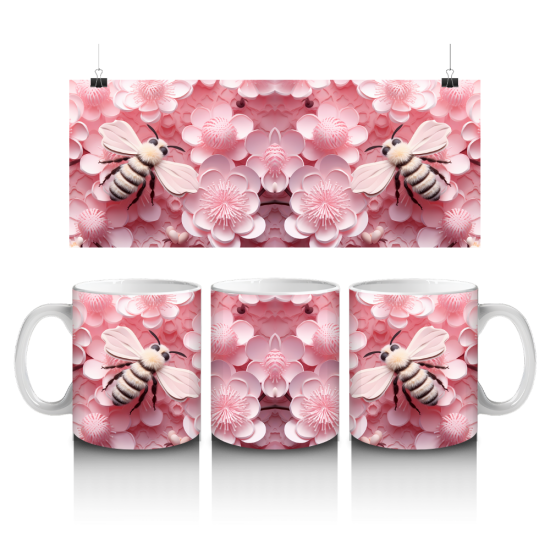 11 oz Mug - Pink 048