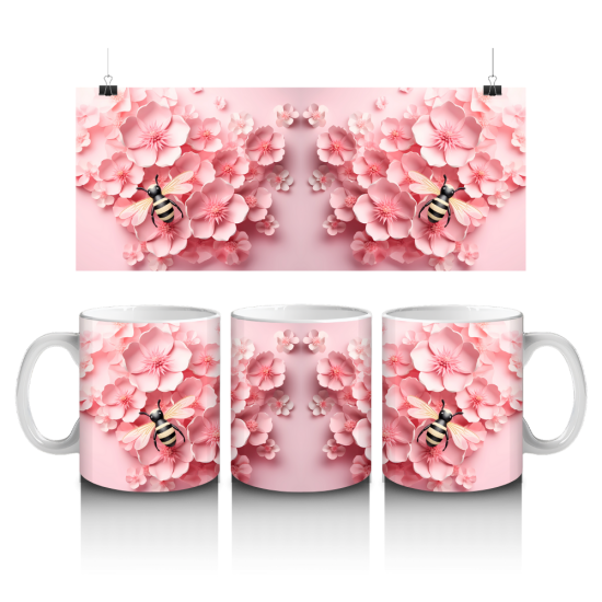 11 oz Mug - Pink 055