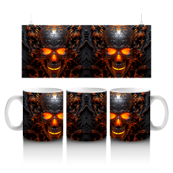 15 oz Mug - Skull 005