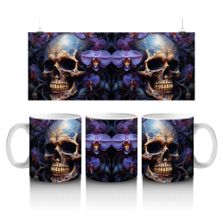 15 oz Mug - Skull 008