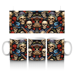 15 oz Mug - Skull 012