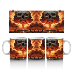 15 oz Mug - Skull 013