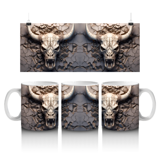 11 oz Mug - Skull 024