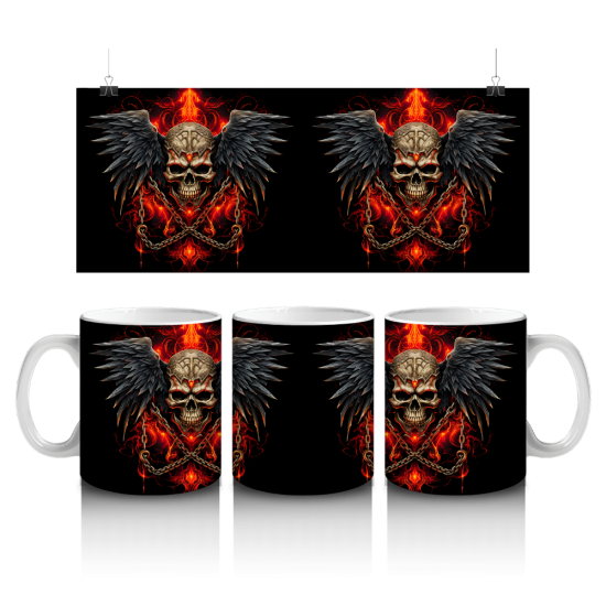 11 oz Mug - Skull 028 11 oz Mug - Skull 028
