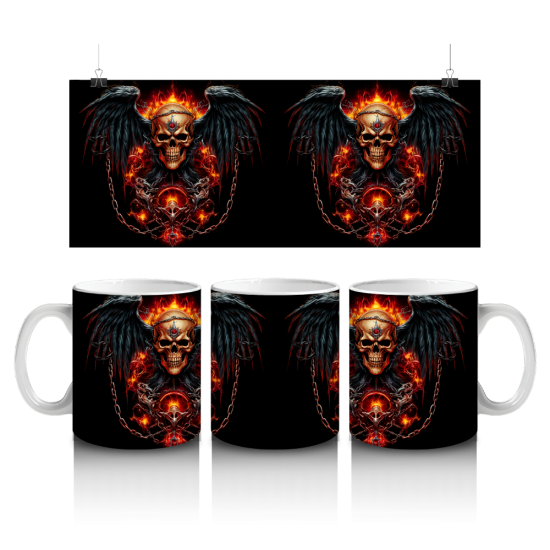 11 oz Mug - Skull 030