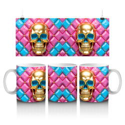 15 oz Mug - Skull 033