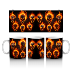 15 oz Mug - Skull 035