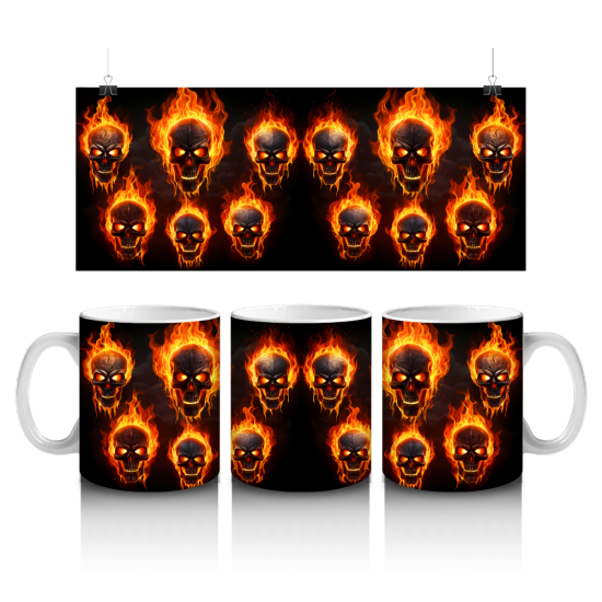 11 oz Mug - Skull 035