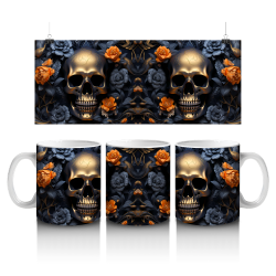 15 oz Mug - Skull 038