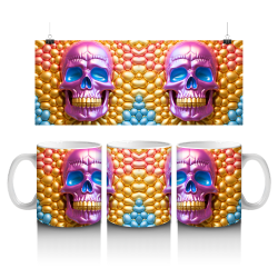 15 oz Mug - Skull 047