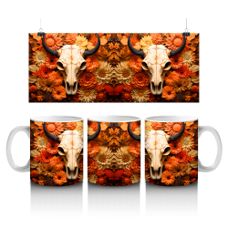 15 oz Mug - Skull 048