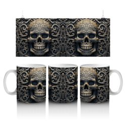 15 oz Mug - Skull 056