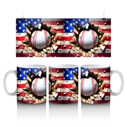 15 oz Mug - Softball 002