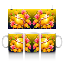 15 oz Mug - Softball 011