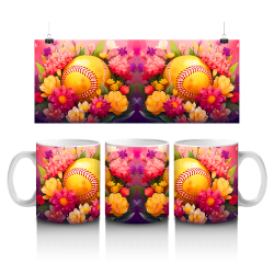 15 oz Mug - Softball 012