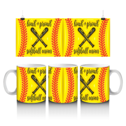 15 oz Mug - Softball 037