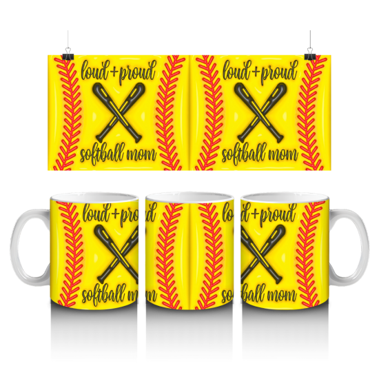 11 oz Mug - Softball 037