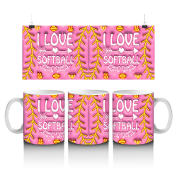 15 oz Mug - Softball 039