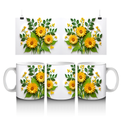 15 oz Mug - Sunflower 001