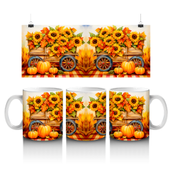 15 oz Mug - Sunflower 003
