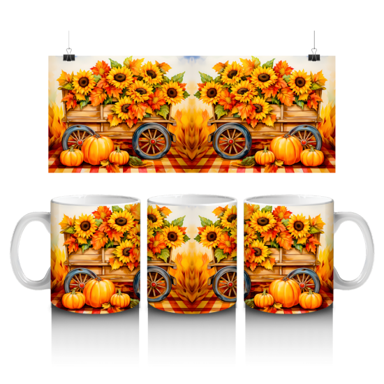 11 oz Mug - Sunflower 003
