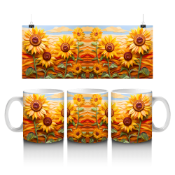 15 oz Mug - Sunflower 005