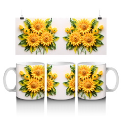 15 oz Mug - Sunflower 006