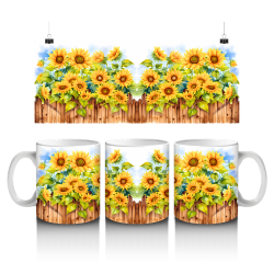 15 oz Mug - Sunflower 009