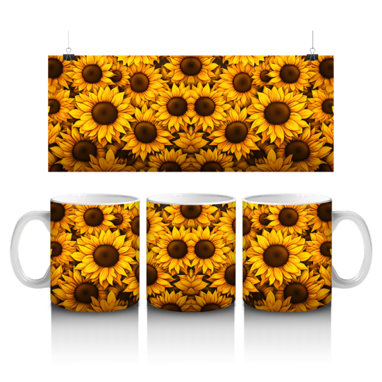 11 oz Mug - Sunflower 011
