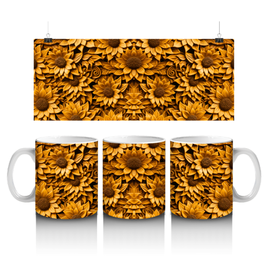11 oz Mug - Sunflower 015