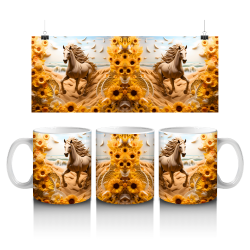 15 oz Mug - Sunflower 016