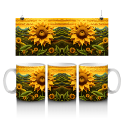 15 oz Mug - Sunflower 018