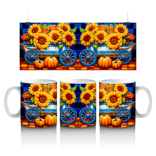 11 oz Mug - Sunflower 020