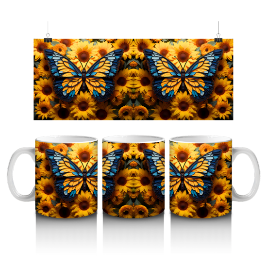 11 oz Mug - Sunflower 024