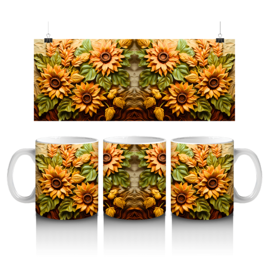 11 oz Mug - Sunflower 026