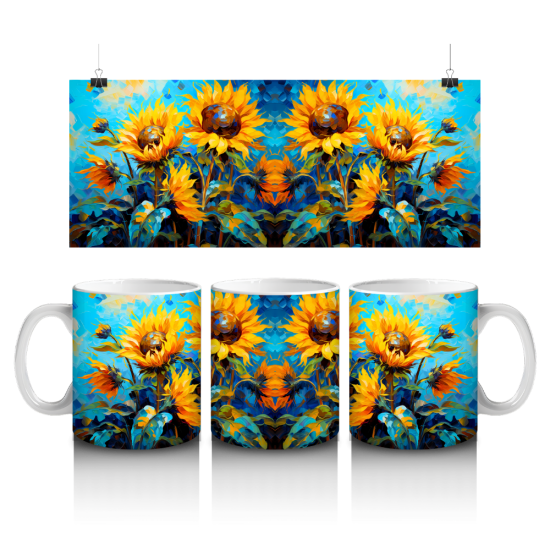 11 oz Mug - Sunflower 027