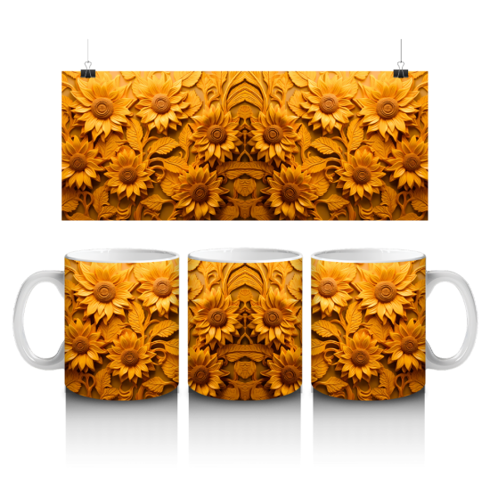 11 oz Mug - Sunflower 028