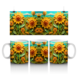 15 oz Mug - Sunflower 030