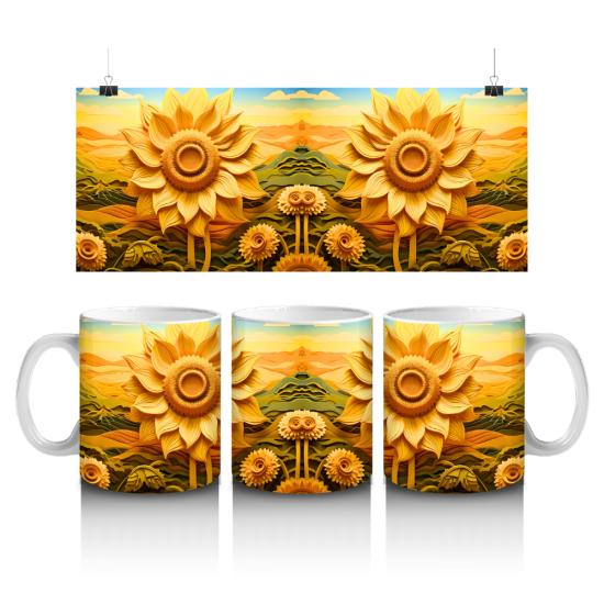 11 oz Mug - Sunflower 031